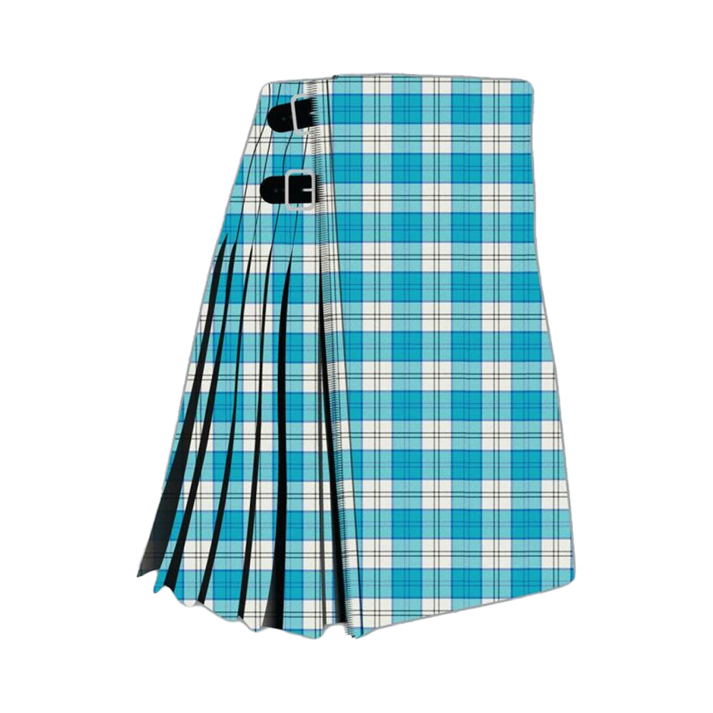 Lennox Dress Turquoise Tartan Kilt
