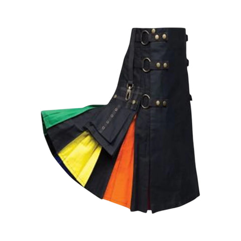 RainBow Utility Kilt For Men