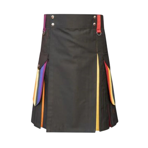 Modern Box Pleated Hybrid Kilt