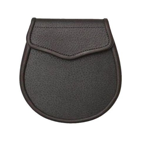Dark Brown Leather Basic Design Sporran