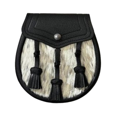 Semi Dress Natural Calfskin Classic Leather Tassel Sporran