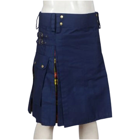 Blue & Buchanan Tartan Hybrid Kilt