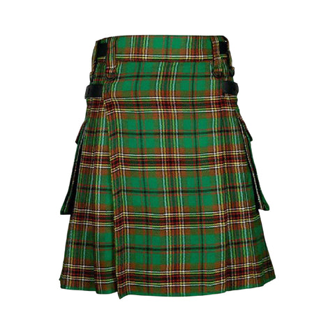 Scottish Kilt 8 Yards Tara Murphy Tartan Acrylic wool Kilts with Pockets
