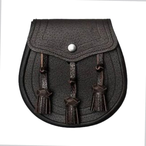 Dark Brown Classic Design Leather Sporran