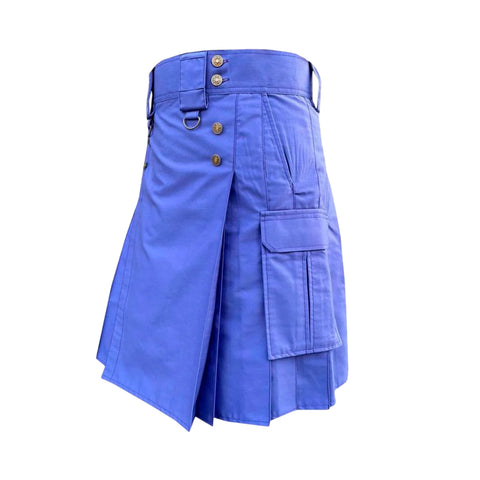 Burgundy style utility kilt