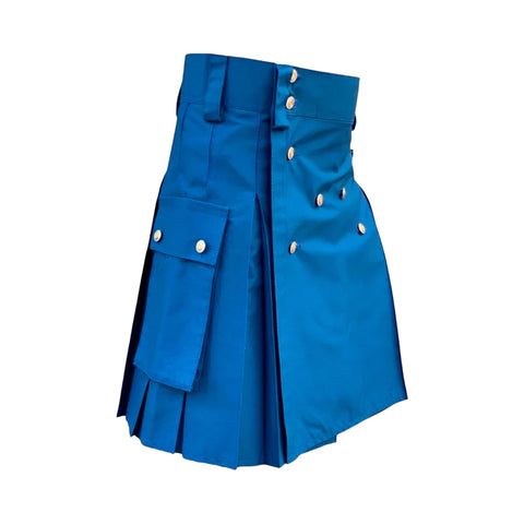 Blue Utility Kilt