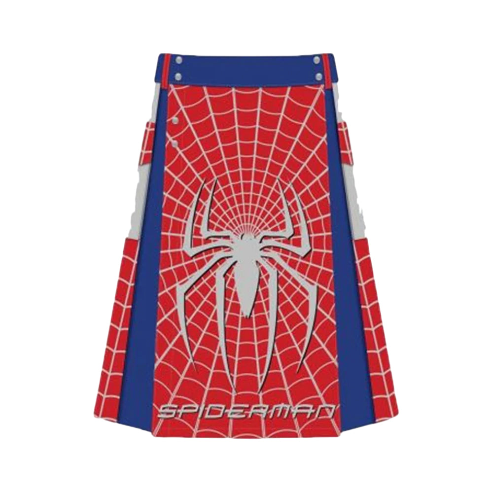 Spiderman Kilt for men
