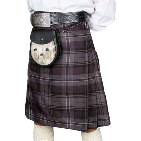 Clan Hamilton Grey Modern Tartan Kilt