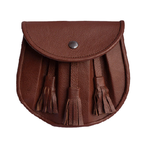 Brown Leather Rob Roy Sporran