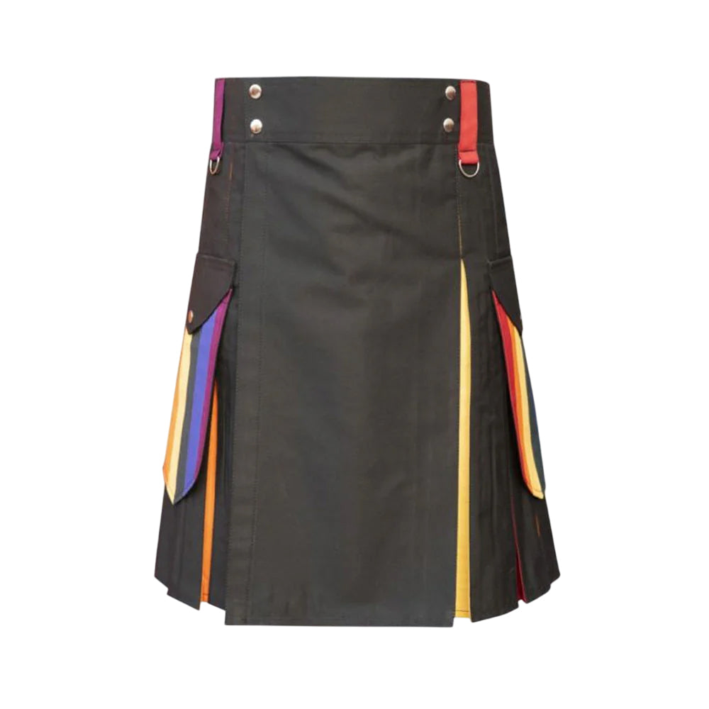 Modern Box Pleated Hybrid Kilt