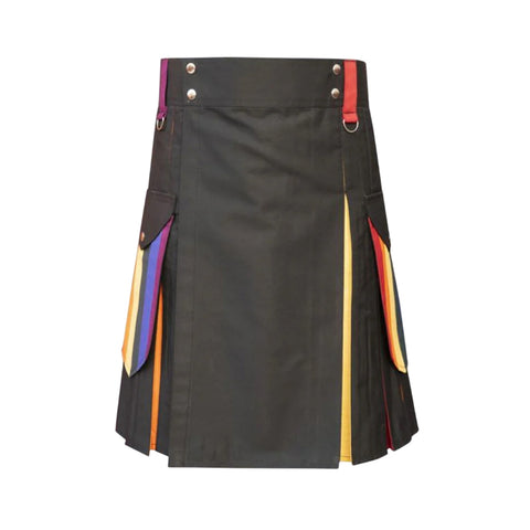 Modern Box Pleated Hybrid Kilt