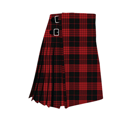 Cameron Black and Red Dress Modern Tartan Kilt