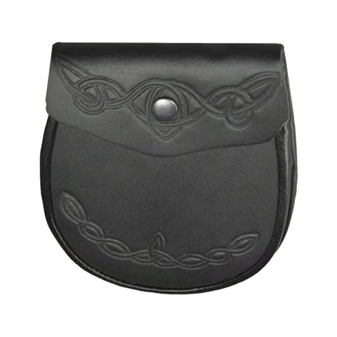Celtic Knot Detail Leather Sporran