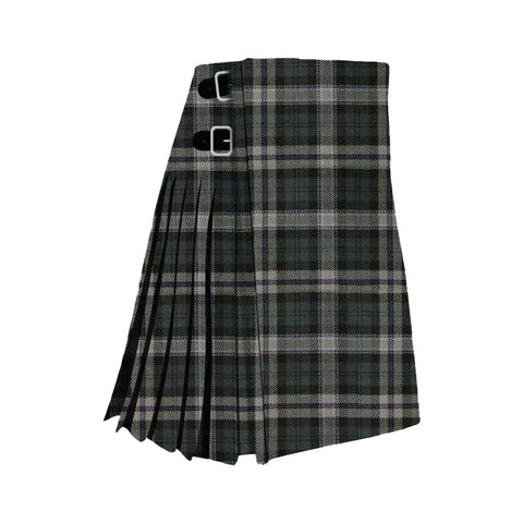 Black Scottish National Tartan Kilt