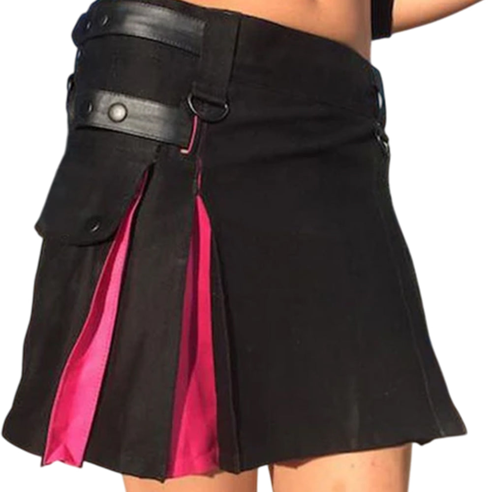 Women Modern Grey Hybrid Kilt