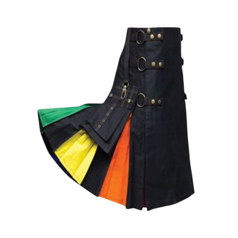 RainBow Utility Kilt For Men