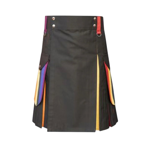 Modern Box Pleated Hybrid Kilt