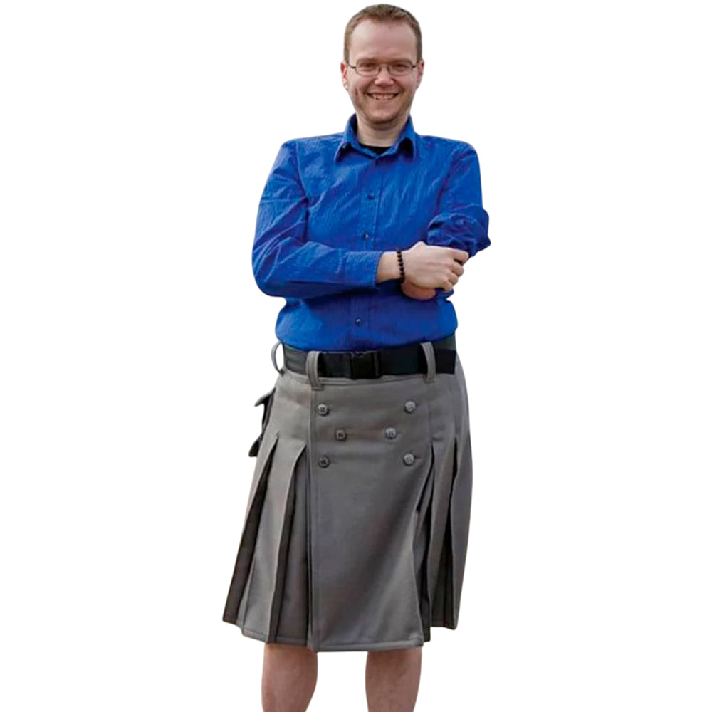 Cargo Utility Kilt With Dual Pockets