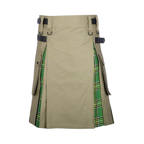Men's Charm Khaki Hybrid Kilt
