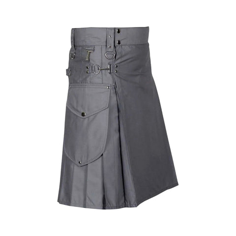 Modern Utility Kilt With Cargo Pockets