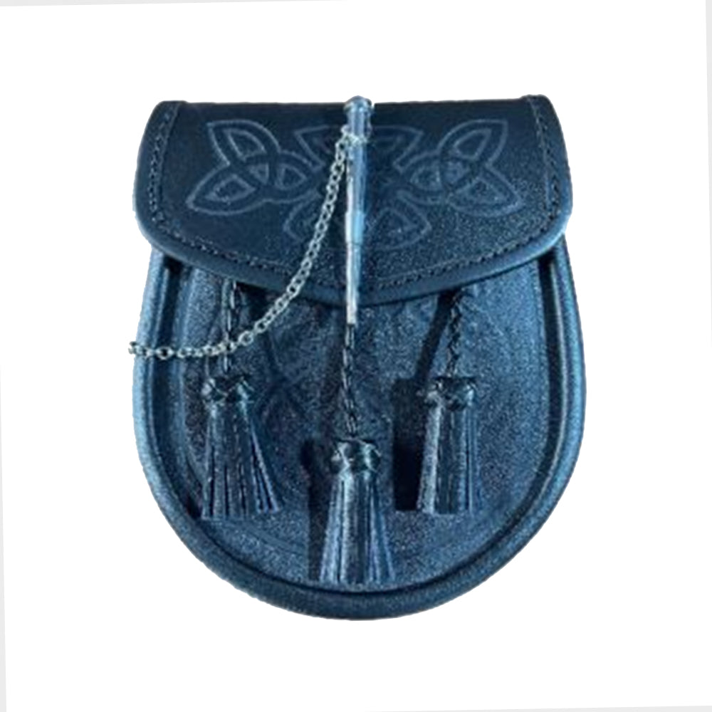 Black Leather Sporran