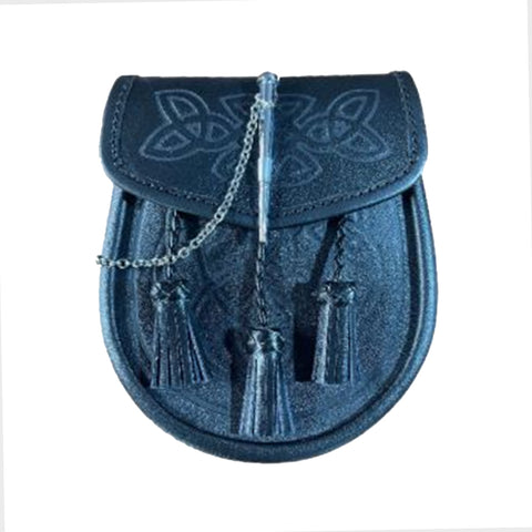 Black Leather Sporran