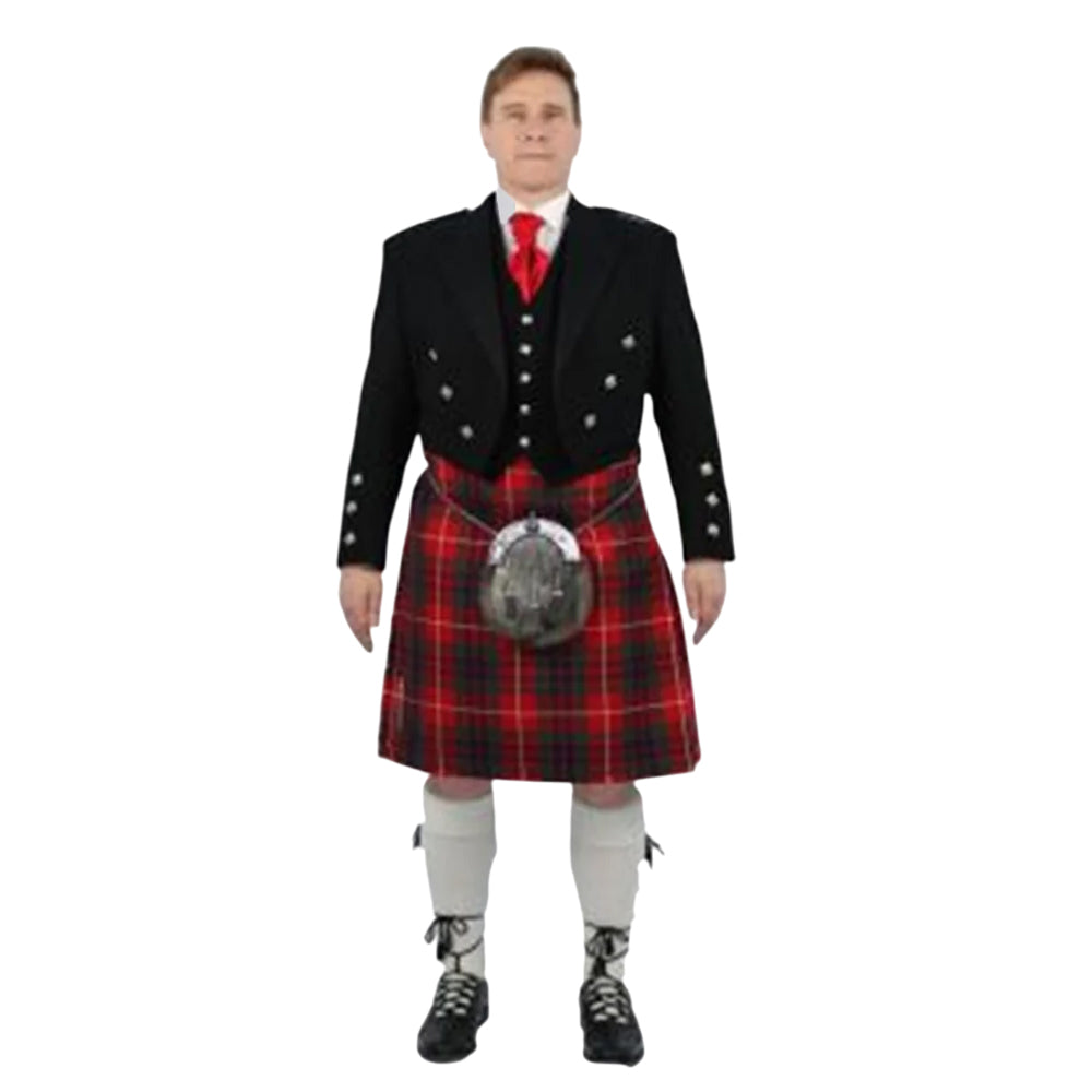 Fraser Red Modren Prince Charlie Kilt Outfit