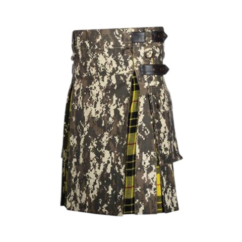 Camo Hybrid Kilt For Men