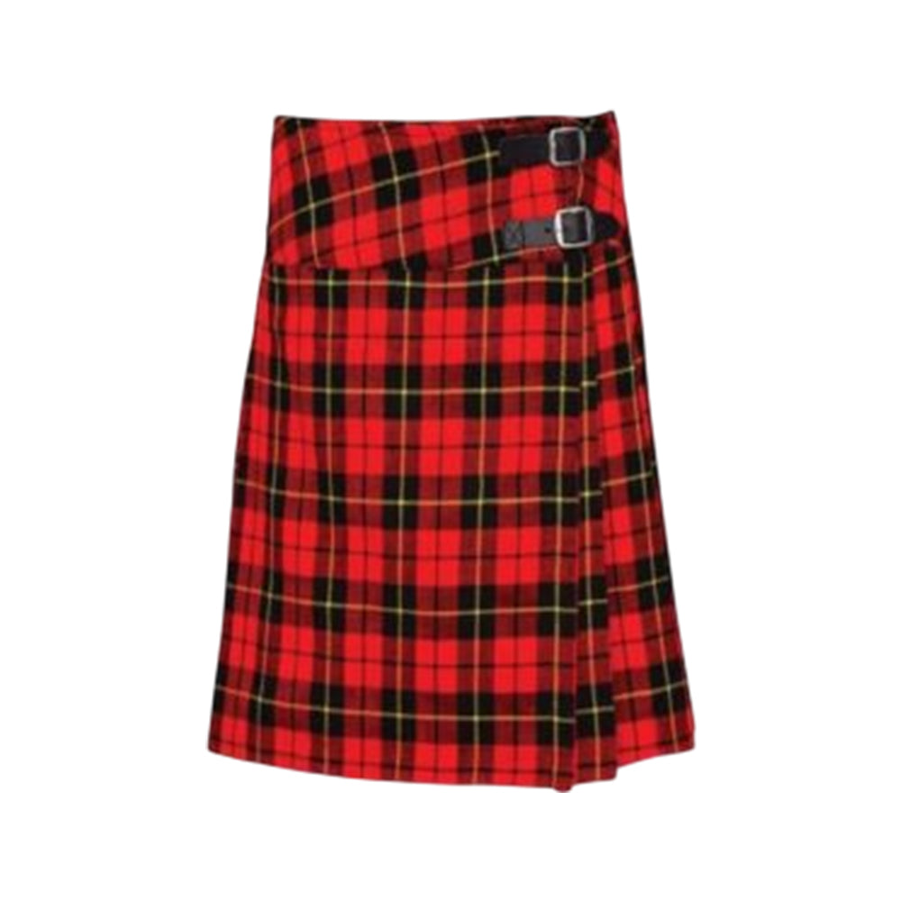 Ladies Women Wallece Tartan Pleated Billie Kilt Skirt