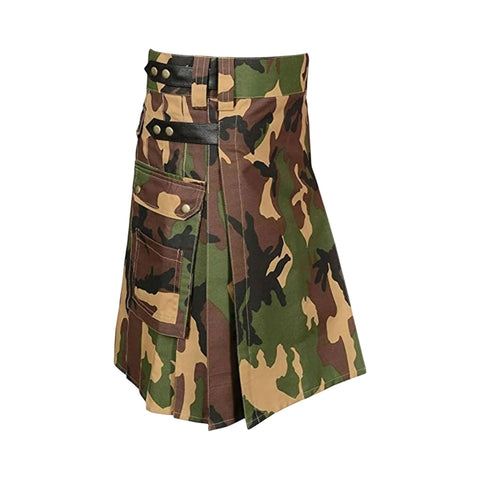 Military Camouflage Tactical Utility Kilt