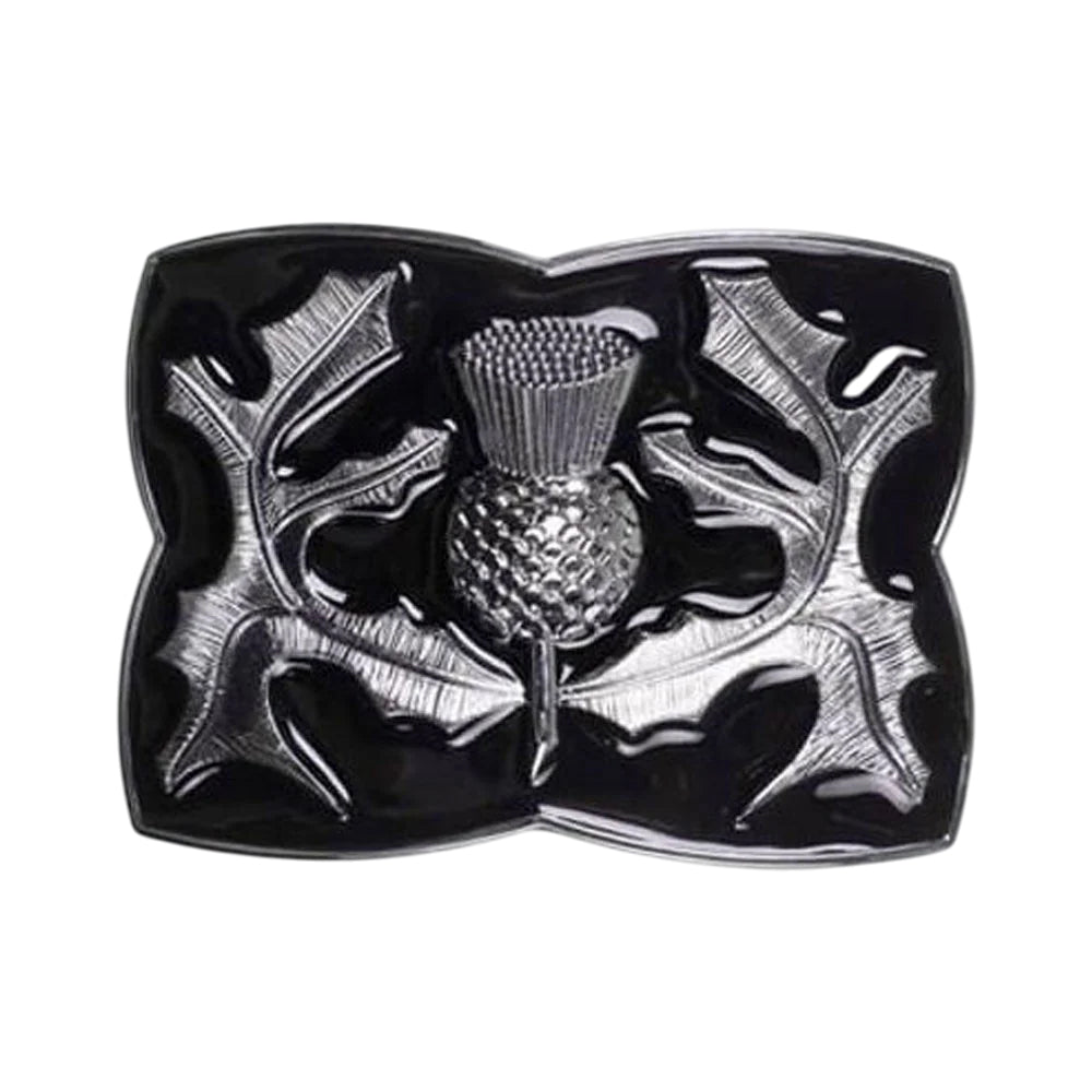 Black Celtic Kilt Buckle