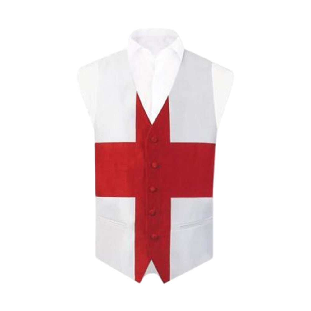 England ST George Design Waistcoat