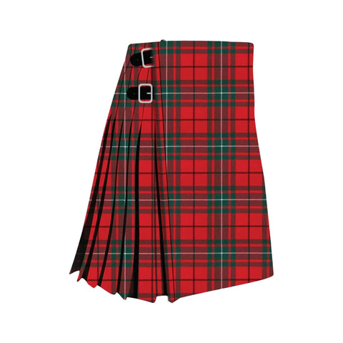 MacAuley Red Modern Tartan Kilt