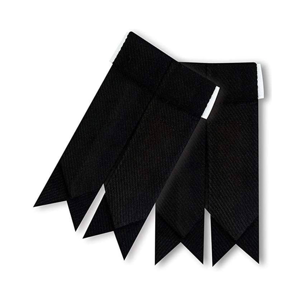 Black Tartan Kilt Flashes